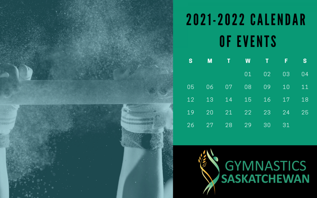 2021-2022 Gym Sask Calendar of Events